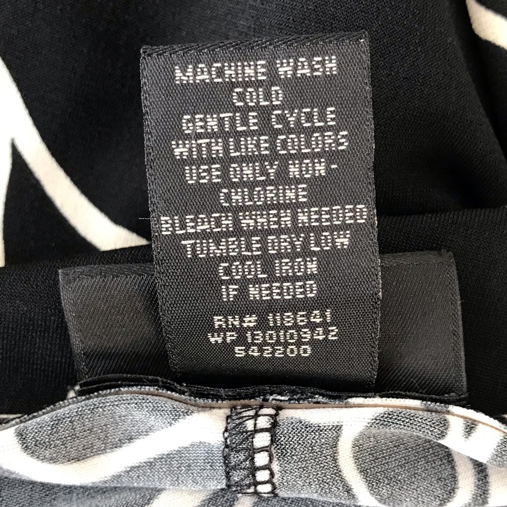 Lane Bryant Print Tie Waist Stretch Dress Sz 26/28 - Picture 6 of 6